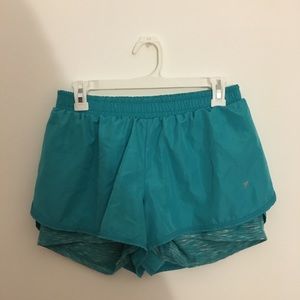 Teal Workout Shorts